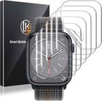 LK 6 Pack for Apple Watch Series 11/ Series 10 Screen Protector 42mm - Anti-Scratch, Self-Healing Soft TPU Screen Protector for Apple Watch 42mm, Bubble Free, HD Transparent, Touch Sensitive