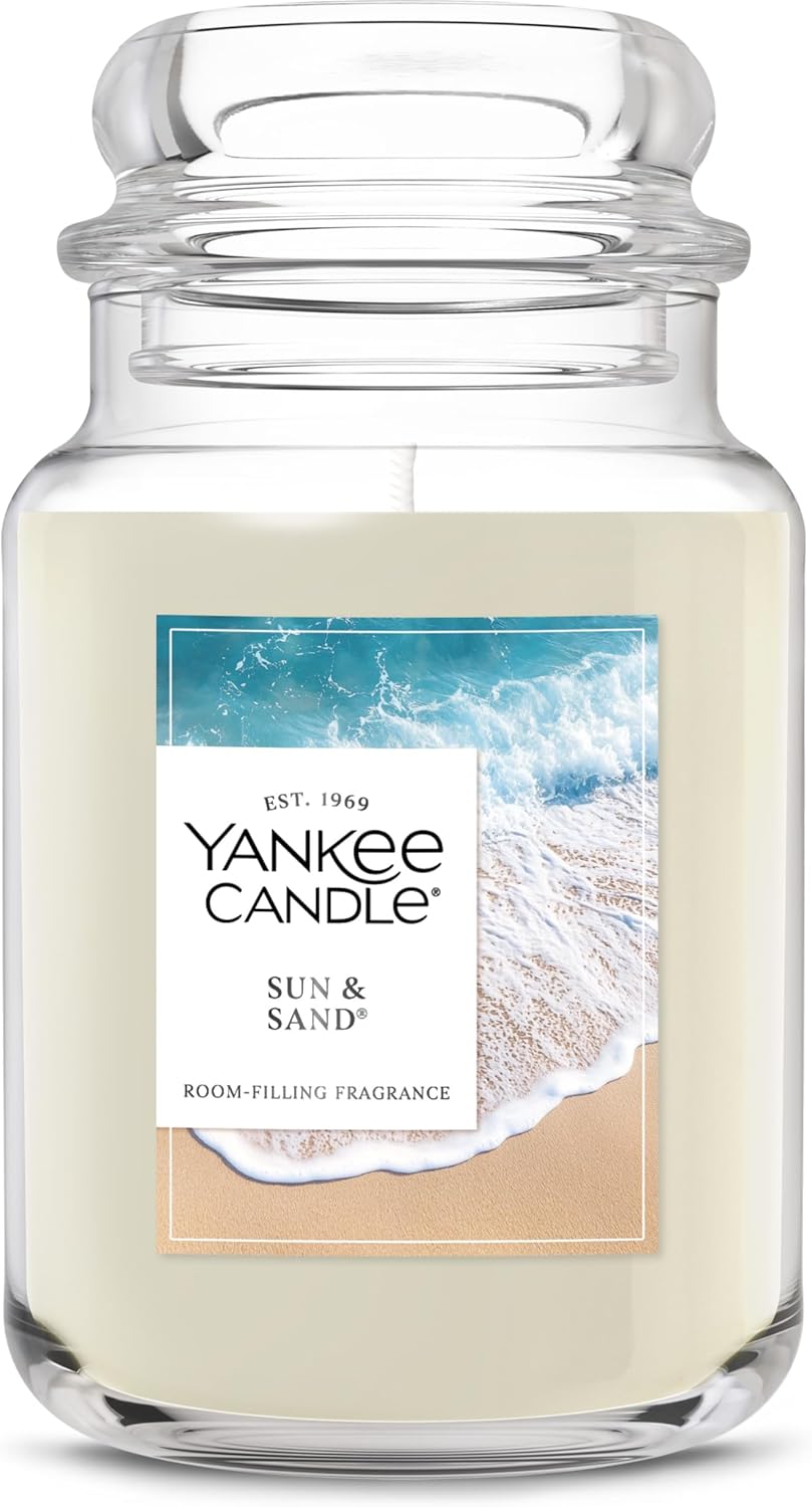 Yankee Candle, Warm Luxe Cashmere Fall Scented Candle, 22oz Large Jar with up to 150 Hour Burn Time