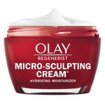 olay face moisturizer, regenerist micro-sculpting facial cream, women, 1.7 oz, anti-aging, hydration, firming skin care, hyaluronic acid, niacinamide, amino peptides