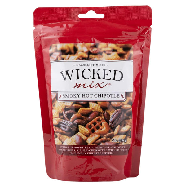 Wicked Mix Snack Mix with Mixed Nuts - Resealable Bag with Almonds, Cashews, Pretzels, Pecans