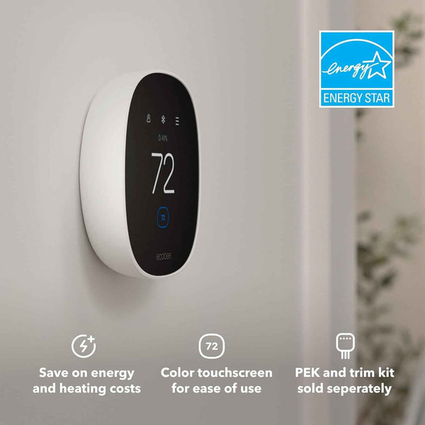 ecobee smart thermostat essential programmable wi-fi thermostat energy star certified