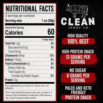Old Fashioned Dry Zero Sugar Beef Jerky Made with 100% Beef