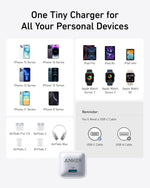 Anker 20W USB C Charger Block for iPhone and Galaxy