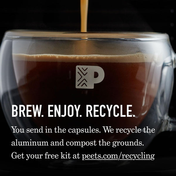 Peet's Coffee Espresso Capsules for Nespresso Original Machine