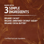 Hu Dark Chocolate Baking Chips, Organic 65% Cacao, 7oz - Unprocessed, Non-GMO, Vegan