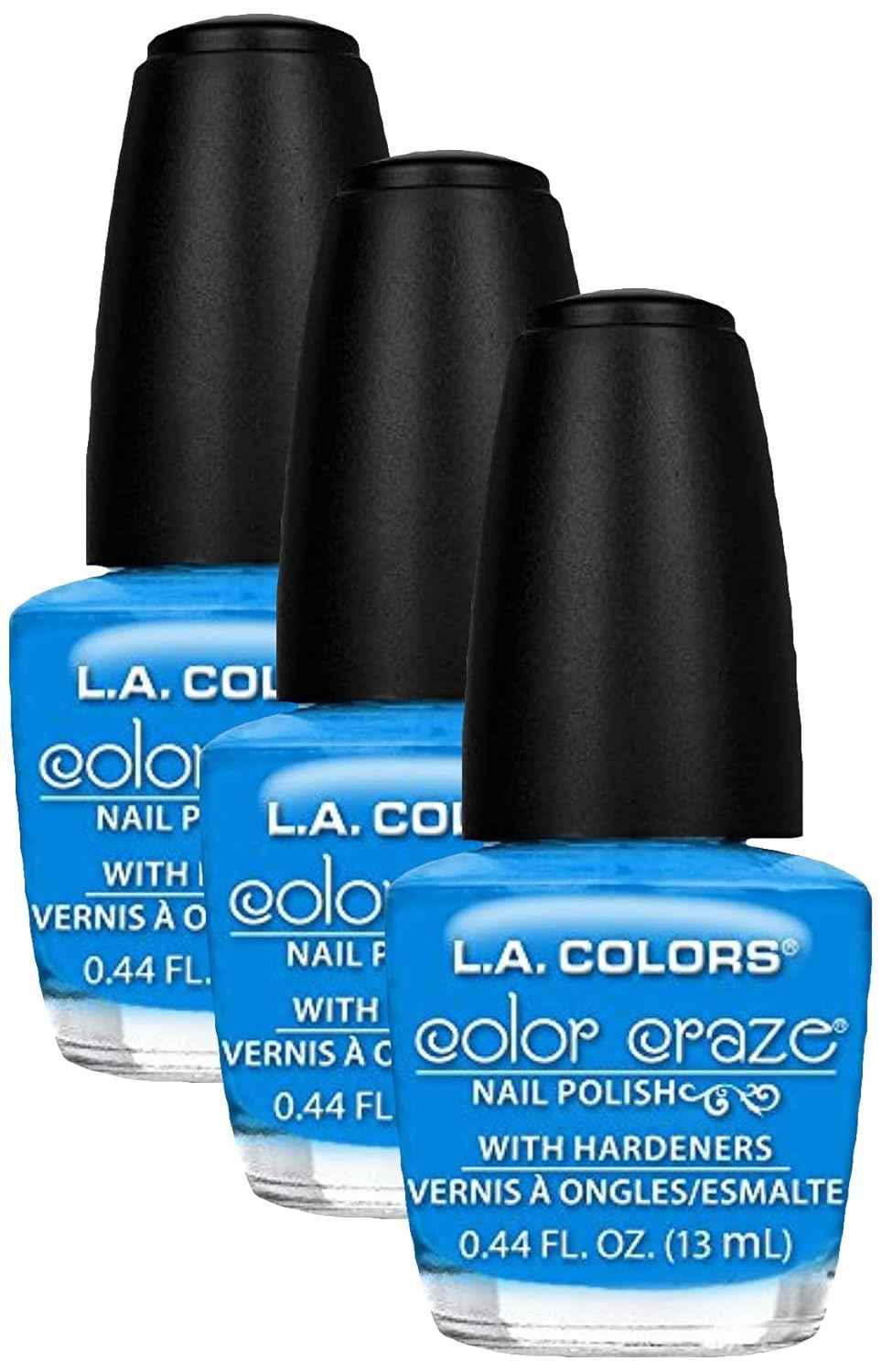 L.A. COLORS Color Craze Nail Polish, Glitter Bomb CNP543
