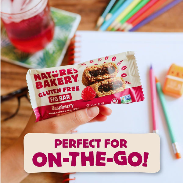 Gluten-free fig bars with real fruit and non-GMO ingredients in a twin pack