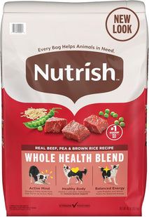 rachael ray nutrish real beef dry dog food adult dogs 40 lb whole health blend