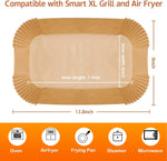 Ninja Smart XL Air Fryer Liners - 120 Pcs Disposable Parchment Paper Rectangular For Ninja Foodi Air Fryer Accessories