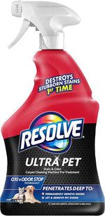 Resolve Ultra Pet Carpet Cleaner Spray – for Removal of Pet Stains & Odors, 32oz
