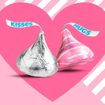 hersheys hugs & kisses assorted flavored 21.4 oz valentines candy bag kosher gluten-free milk chocolate