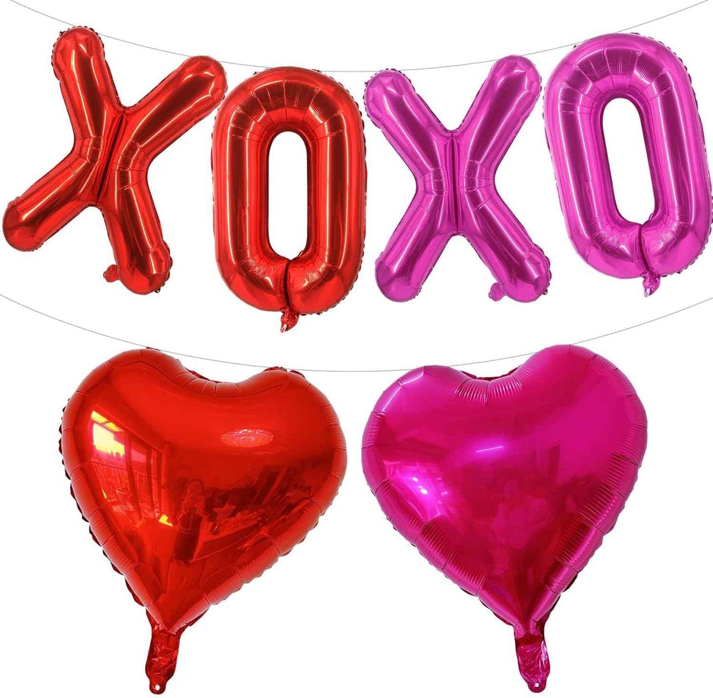 Red Love Balloons Red Heart Balloons Valentines Day Decorations Love Heart Balloons for for Valentines Day Bridal Shower Wedding Romantic Special Night Party Supplies Decorations