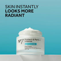 No7 protect & perfect intense advanced face cream with hyaluronic acid & collagen peptide technology 1.69 oz