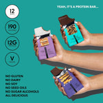 TRUBAR Vegan Protein Bar Variety Pack, Assorted Flavors, 12 CT
