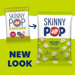 SkinnyPop Original Whole Grain Popcorn 8oz Family Size Bag Dairy-Free Snack