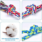 feeko heavy duty large breed dog rope toys 2 pack teeth cleaning tug of war toy