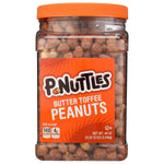 P-Nuttles Butter Toffee Covered Peanuts, 44 oz Jar, Made in USA, Kosher