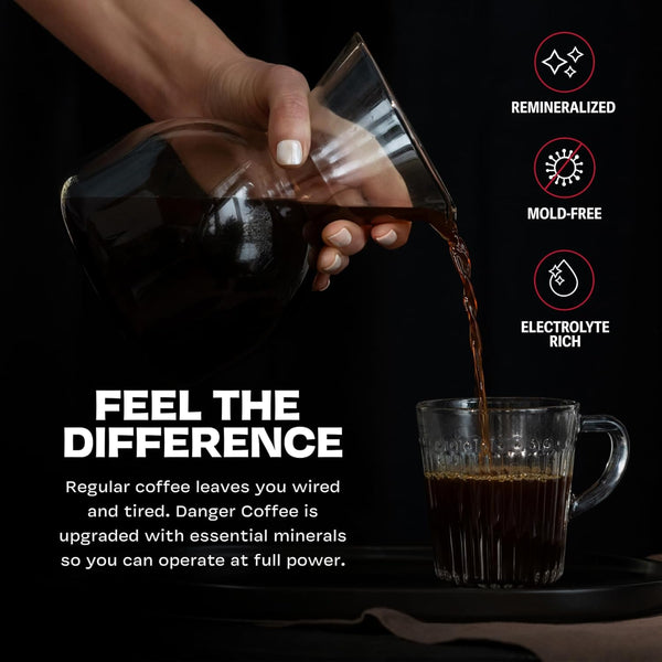 Dave Asprey's Remineralized Danger Coffee, Mold Free & Lab Tested, Medium Roast, 10.9 Ounce