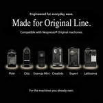 100 Aluminum Espresso Pods Compatible with Nespresso Original Line Made in Italy Variety Pack