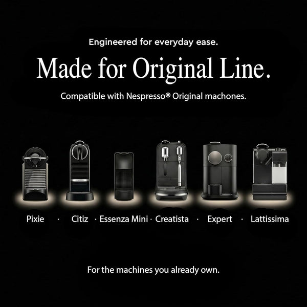 100 Aluminum Espresso Pods Compatible with Nespresso Original Line Made in Italy Variety Pack