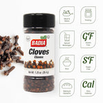 Badia Whole Cloves 1.25 oz Premium Spice Baking Cooking Beverages Aromatic Flavorful