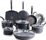 T-fal Ultimate Hard Anodized Nonstick Fry Pan Set 2 Piece, Oven Broiler Safe