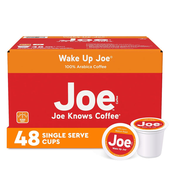 Joe Knows Coffee Single Serve Cups Pods and Capsules 48 Count