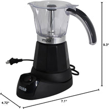 IMUSA 6 or 3 Cup Electric Espresso Maker for Coffee