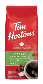 Tim Hortons 100% Arabica Decaf Medium Roast Ground Coffee 12 Ounce