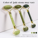 BAIMEI IcyMe Green Jade Gua Sha and Face Roller Set for Puffiness and Redness Reduction, Self Care Gift