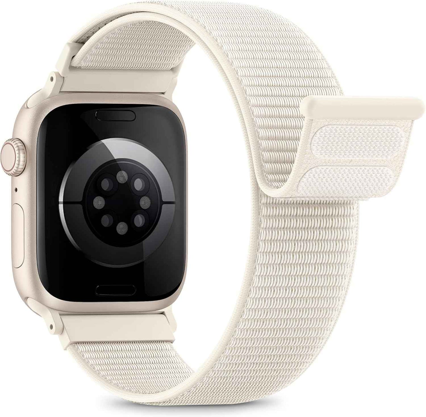 Nylon Loop Sport Band Compatible with Apple Watch Bands 44mm 45mm 46mm 49mm 42mm for Women Men, iWatch Wrist Straps for Ultra 3 2, Se, Series 11 10 9 8 7, Breathable, Soft Band Ideal for Outdoor