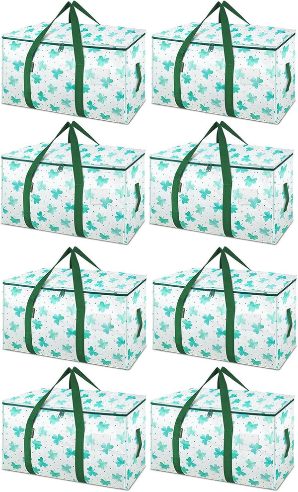 6-Pack Oversized Moving Bags with Reinforced Handles for Storage and Organization