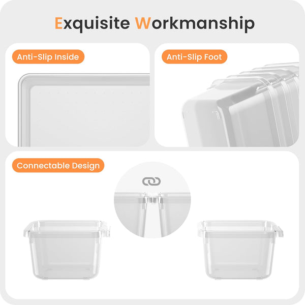 Drawer Organizer for Bathroom, Vanity, and Desk Drawers