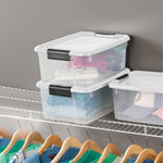 Sterilite 6-Pack Ultra Latching Box Storage Containers for Home and Office