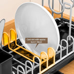 Compact Dish Drying Rack for Countertops, Small-Sized for Dorms and RVs