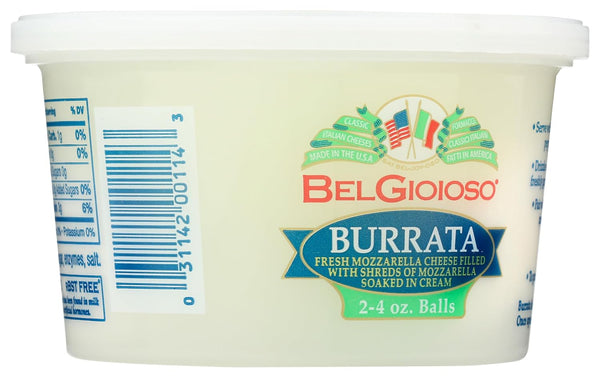 Burrata Mozzarella, Ball, 8 oz