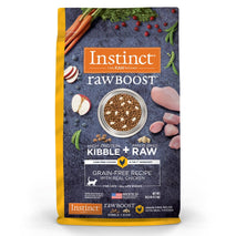 instinct raw boost, natural dry cat food with freeze dried pieces, high protein, grain free, 10 lb bag, real chicken