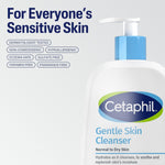Cetaphil Hydrating Gentle Face Wash for Sensitive Skin, 20 oz, Fragrance-Free and Soap-Free
