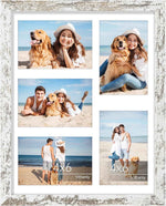 Vittanly 11x14 Collage Picture Frame, Displays 5Pcs 4x6 Pictures with Mat or 1Pcs 11x14 without Mat for Wall Mounting, Picture Frames Collage Wall Decor in Black, 1 Pack