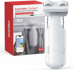 switchbot 2025 automatic curtain opener 3 rod with bluetooth remote control and wifi smartphone control
