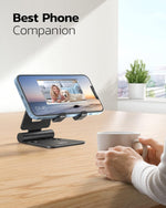 Adjustable and Portable Phone Stand for Smartphones and e-Readers