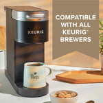 Peet's Café Domingo Medium Roast 100% Arabica Coffee Keurig K-Cup Pods, 54 Count, recyclable, compostable