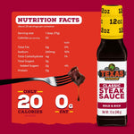 texas roadhouse classic steak sauce 12 oz bottle made with vinegar onion and garlic