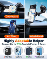 Universal Car Phone Holder Mount for Windshield Dashboard Air Vent