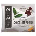 Numi Organic Chocolate Pu-erh Tea, 16 Dark Tea Bags, Aged Yunnan Pu-erh Tea with Cocoa