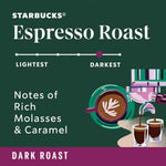 starbucks whole bean dark roast espresso coffee 18oz 100% arabica
