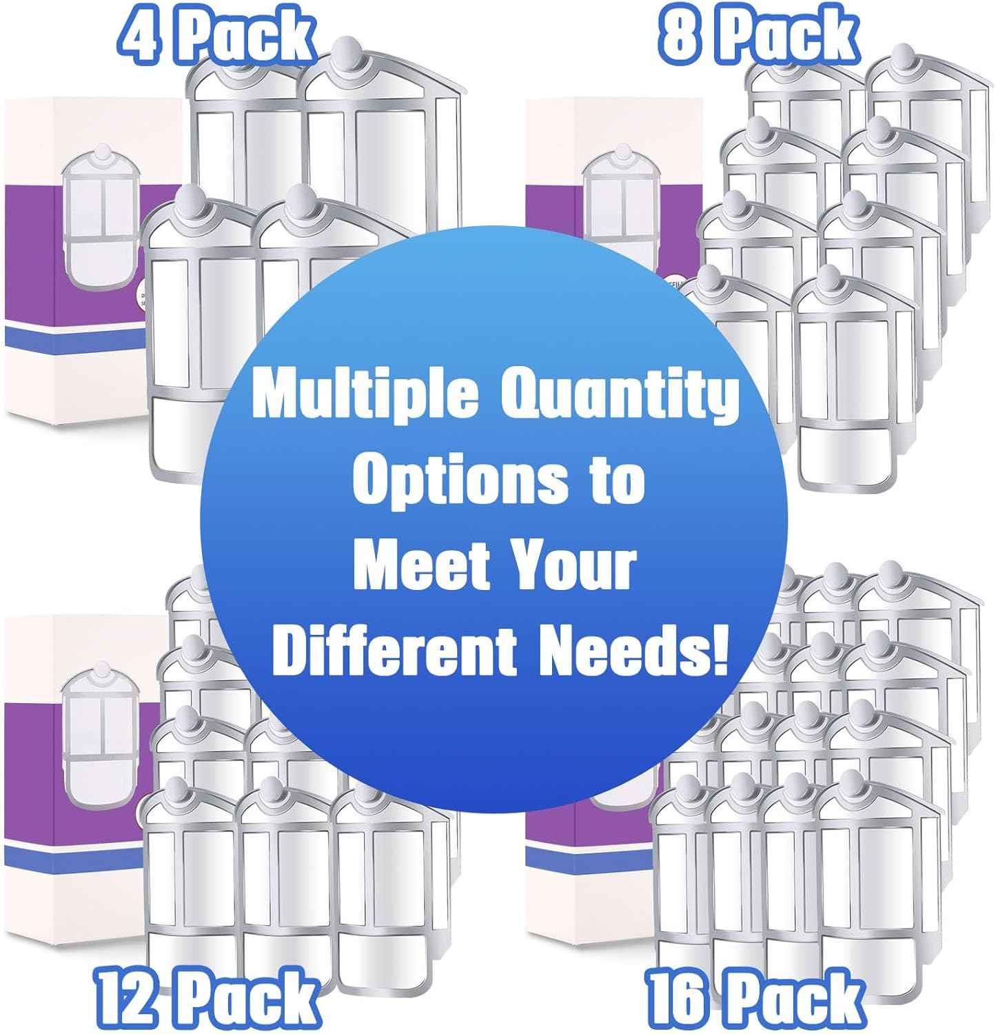 ZVVN 8 Pack Refill Cartridges, Refills Compatible with Indoor Light M364A and Max, Replacement 100% Fit (8 Refill Cartridges)