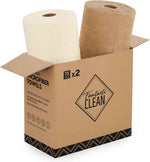 Fantasticlean Microfiber Cleaning Cloth Roll -75 Pack, Tear Away Microfiber Towels, 12" x 12", Reusable, Washable, Scratch Free, Ultra Absorbent Dishcloth for All-Around Cleaning Supplies (Pink)