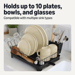 Amazon Basics Stainless Steel Dish Drying Rack for Kitchen Counters