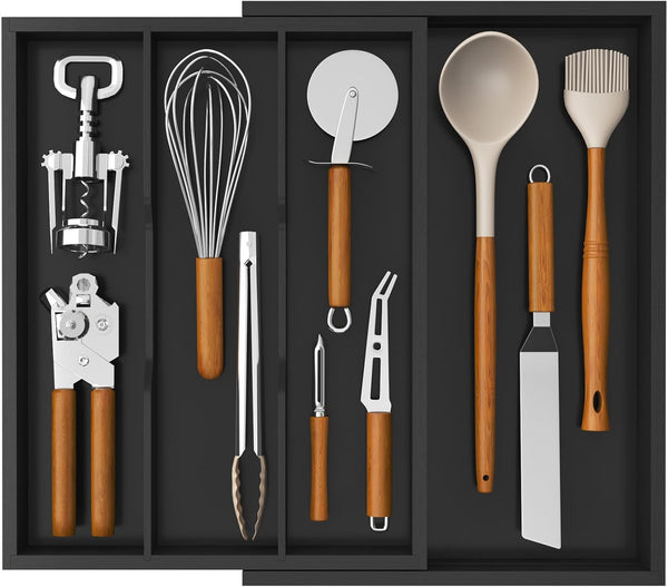 Lifewit Utensil Organizer for Kitchen Drawer Storage